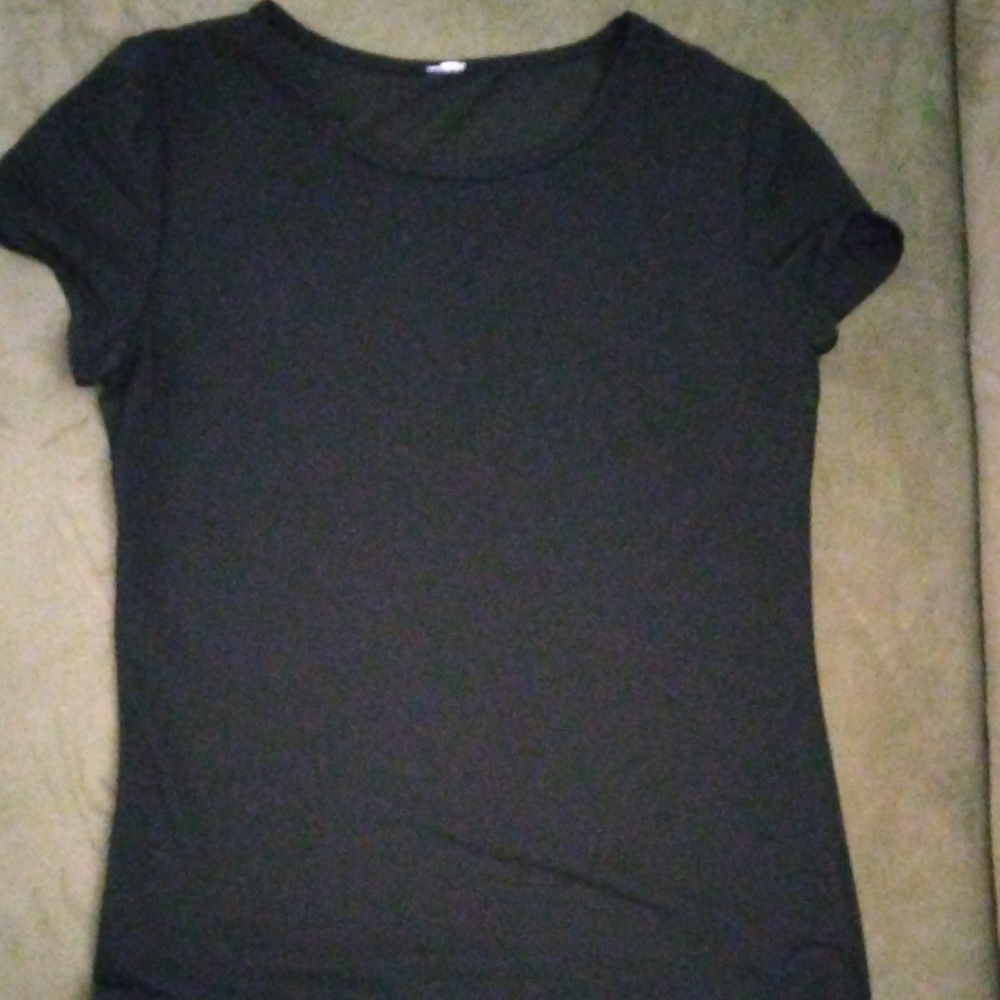 Classic Black Crewneck Mesh Women's- Unbranded